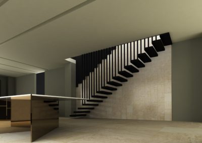 INTERIOR DESIGN LIVING STAIRCASE Stefano Scarani Designer