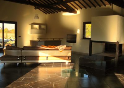 INTERIOR DESIGN LIVING ROOM FIREPLACE Stefano Scarani Designer