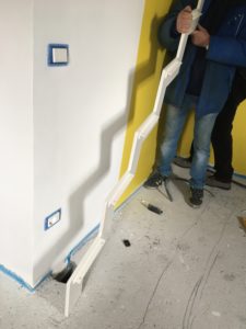 INTERIOR DESIGN painting a staircase Stefano Scarani