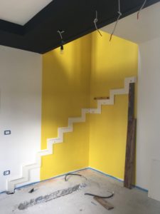 INTERIOR DESIGN painting a staircase Stefano Scarani