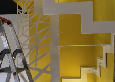 INTERIOR DESIGN painting a staircase Stefano Scarani