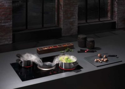 ARCHI-POINT.com BORA tecnologie per cucina con Piano induzione e cappa integrata