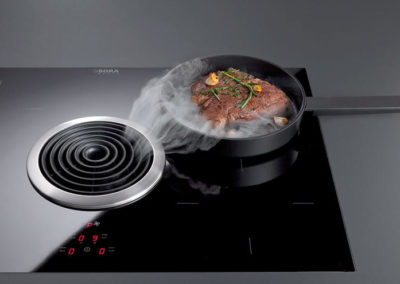 ARCHI-POINT.com BORA tecnologie per cucina con Piano induzione e cappa integrata
