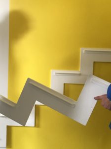 INTERIOR DESIGN painting a staircase Stefano Scarani
