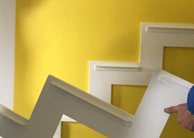INTERIOR DESIGN painting a staircase Stefano Scarani