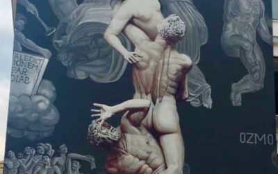 Ratto delle Sabine /feat/ Giudizio Universale, la Street Art di #Ozmo