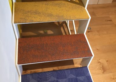 scaranidesigner soft staircase, iron & textiles