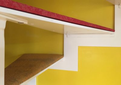 scaranidesigner soft staircase, iron & textiles